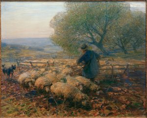 Schapen die de Kraal Verlaten door Heinrich von Zügel