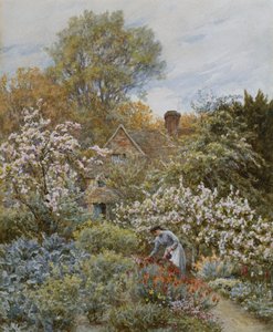 Een tuin in de lente