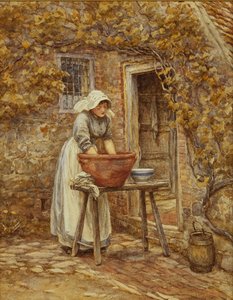 Wasdag door Helen Allingham