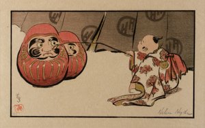 De Daruma plagen door Helen Hyde
