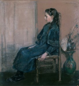 Portret van de dochter van de kunstenaar, Lillian