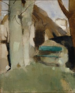Schaduw op de muur II Groene Bank, 1928