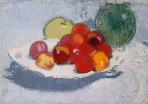 Stilleven met fruit, c.1915 door Helene Schjerfbeck