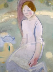 Onder de Linde door Helene Schjerfbeck