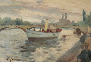 Motief van de Seine door Helmer Osslund