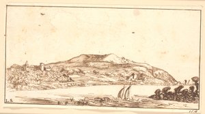 De oever van de Garonne, nabij Bordeaux