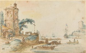 Scène met een Toren aan de Linkerkant