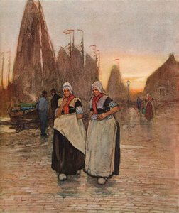Aan de kade, ca. 1902