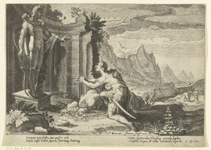 Cadmus vraagt het orakel van Delphi wat hem te doen staat nu hij zijn zuster Europa niet heeft kunnen vinden