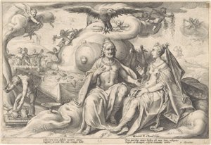 Discussie tussen Jupiter en Juno