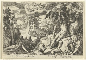 Gouden Eeuw door Hendrick Goltzius (workshop of)