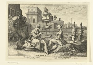 Juno benadert Semele in de gedaante van Beroë, uit de serie Ovidius