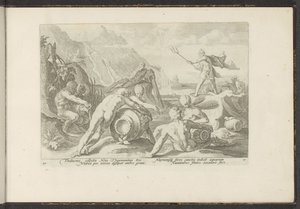 Neptunus en de riviergoden veroorzaken een zondvloed