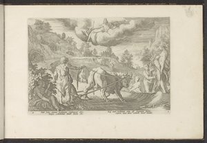 Zilveren eeuw door Hendrick Goltzius (workshop of)