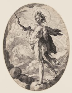 Apollo door Hendrick Goltzius