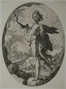 Apollo door Hendrick Goltzius