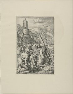 Christus Draagt het Kruis, plaat negen uit de Passie van Christus