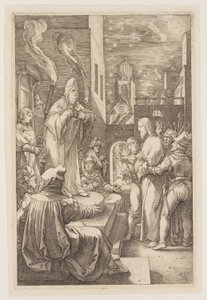 Christus voor Kajafas, uit De Passie