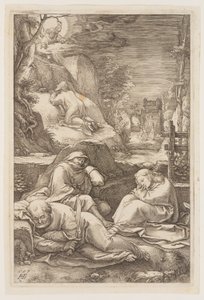 Christus op de Olijfberg, uit The Passion