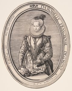 Françoise van Egmond door Hendrick Goltzius