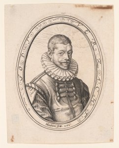 Hans Felbier door Hendrick Goltzius