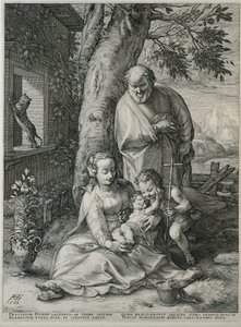 Heilige Familie met Johannes de Doper