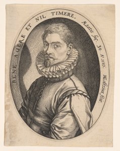 Hieronym Scholiers door Hendrick Goltzius