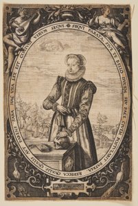 Josina Hamels door Hendrick Goltzius