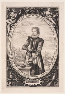 Josina Hamels door Hendrick Goltzius