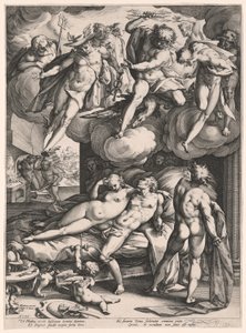 Mars en Venus verrast door Vulcanus