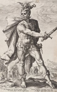 Mucius Scaevola (Romeinse helden, plaat 3)