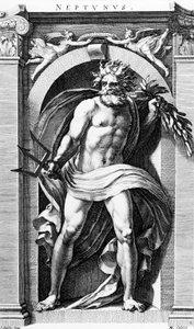 Neptunus door Hendrick Goltzius