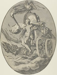 Nox, plaat zeven uit Demogorgon en de Godheden door Hendrick Goltzius