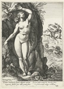 Perseus en Andromeda door Hendrick Goltzius