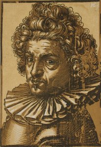 Portret van Gillis van Breen door Hendrick Goltzius