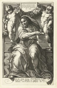 Profeet Jesaja door Hendrick Goltzius