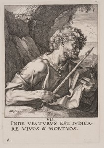 Thomas, van Christus, de apostelen en Paulus met de geloofsbelijdenis