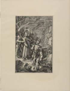 Het verraad van Christus, plaat drie uit De passie van Christus door Hendrick Goltzius