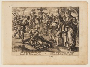 Het martelaarschap van Sint-Thomas, uit Het martelaarschap van Christus en de apostelen