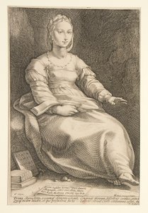 De Negen Muzen: Calliope, #1 in een serie van 9 door Hendrick Goltzius