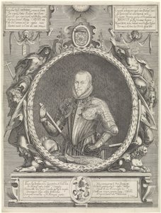 Portret van Maurits, prins van Oranje door Hendrick Hondius (I)