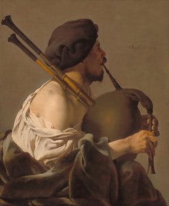 Dutch: De doedelzakspeler Bagpipe Player