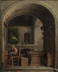 Sint Hiëronymus in zijn studeerkamer
