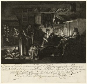 Jupiter en Mercurius in het Huis van Philemon en Baucis
