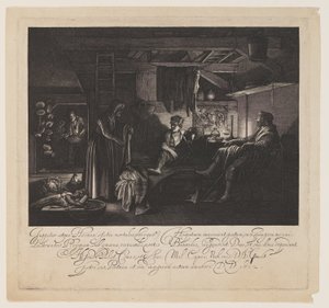 Jupiter en Mercurius in het Huis van Philemon en Baucis