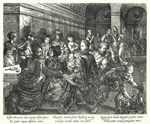 Het Banket in het Huis van Tarquinius