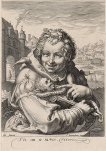 De dwaas, gegraveerd door I. Sauredam