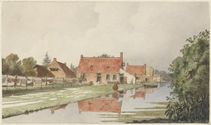 Blekerijen achter een vaart
