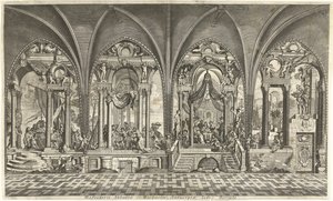 Schilderingen in de refter van de Sint Michielsabdij te Antwerpen door Hendrik Causé