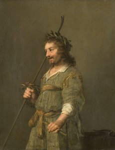 Portret van een man verkleed als herder door Hendrik Gerritsz Pot